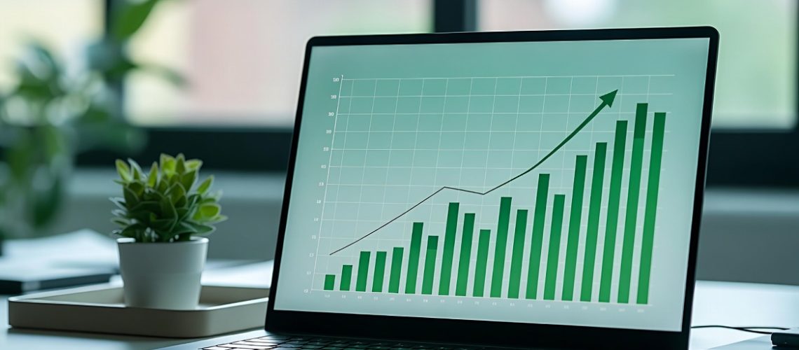 Analisi del ritorno sull'investimento per Comunità Energetiche su laptop in ufficio moderno